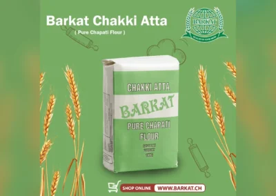 Barkat Chakki Atta, Pure Chapati Flour, 5 kg Packung